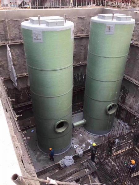 花莲县重庆OPPO智能生态科技园安装一体化污水提升泵
